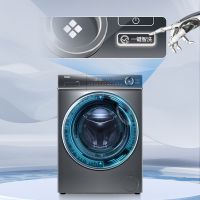 海尔(Haier)EG100HBD66S 滚筒洗衣机全自动精化洗2.0升级直驱变频洗烘一体智能投放一键智洗
