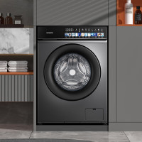 [5.1特卖]创维(Skyworth) GF100C1_钛金灰 洗衣机 10KG大容量 智能预约 除螨洗衣机