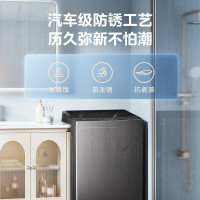 [5.1特卖]美的(Midea)波轮洗衣机全自动10公斤家用大容量抗菌材质波盘升级MB100V33B深层劲洗防生锈