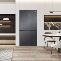 海尔(Haier) BCD-463WGHTD49SRU1冰箱十字对开门冰箱463L容量变频风冷 一级能效 零距离自由嵌入