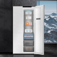 海尔冰箱562家用对开门零嵌超薄大容量全空间保鲜双变频智能除菌 BCD-562WLHSS14GQU1 风冷无霜