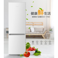 [618特卖]创维(Skyworth)BCD-170D雅白 小型两门电冰箱节能家用智能新款公寓租房小冰箱