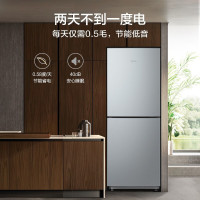 美的(Midea)BCD-176C 冰箱双开门小型冰箱 家用宿舍租房节能两门超薄电冰箱 冷藏冷冻双温 自动低温补偿