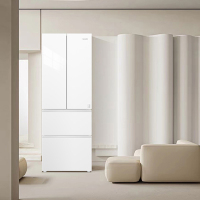 统帅(Leader)海尔出品345升多门冰箱 彩晶面板 黑晶净化 三档变温 BCD-345WLLFDD9CW1U1