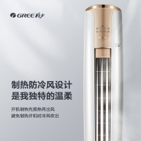 [苏宁推荐]格力(GREE)KFR-50LW/NhDe1BAj 智能生态 2匹 云焕 1级能效变频 客厅空调立式空调柜机
