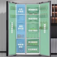 海尔BCD-612WGHSS19SJU1风冷无霜变频对开门冰箱612升干湿分储