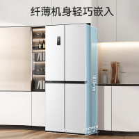 容声 BCD-431WD3FP 431升白色十字四开门对开门新品冰箱风冷无霜一级能效冰箱家用母婴空间