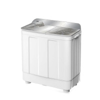 海尔(Haier)洗衣机半自动双缸10公斤双桶大容量老式强劲去污喷淋漂洗波轮洗脱分离XPB100-158S