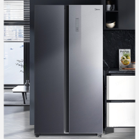 美的(Midea)BCD-516WKGPM(E) 墨兰灰-隐秀 对开门冰箱 531升 一级能效 风冷无霜