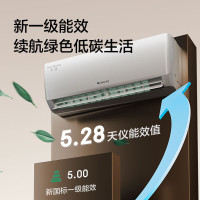 格力(GREE)KFR-26GW/(26504)FNhAa-B1 大1匹天仪 新1级能效变频 壁挂式卧室空调挂机
