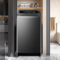 [官方直发]海尔(Haier)10公斤全自动波轮洗衣机玻璃盖1级能效自编程微泡净除螨洗XQB100-Z10B1