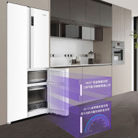 卡萨帝(Casarte)冰箱 603升叠式对开门零距离自由嵌入式风冷无霜电冰箱BCD-603WGCRTM7WKU1