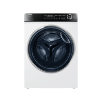 海尔(Haier)滚筒洗衣机全自动家用10公斤容量 直驱精华洗一级能效超薄大筒径 XQG100-BD14376LWU1