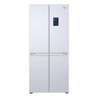 海尔 BCD-615WGHTD2IS4U1 十字对开门冰箱 1级能效 自动除霜 钢化玻璃面板 变频速冷速冻 净味杀菌