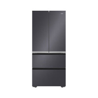 海尔法式冰箱486升超薄零嵌594mm多门抽屉冰箱底部前置散热一级能效双变频BCD-486WGHFD1BSJU1