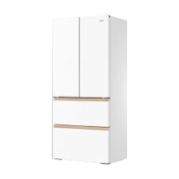 海尔 BCD-511WGHFD1BWLU1 多门冰箱 511升大容量 自动除霜 嵌入式设计 白色面板 一级能效