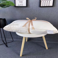 艾洛苏 酒店蚕丝棉枕芯蓬松饱满中高枕学生宿舍成人护颈新款纯色水洗真丝烫钻枕头