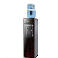 邦可臣立式饮水机配套过滤桶台式净水器冰热温热家厨房办公直饮_立式咖啡色温热