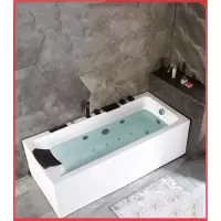 小户型亚克力家用冲浪按摩知渡恒温成人浴缸日式酒店别墅卫生间浴盆池