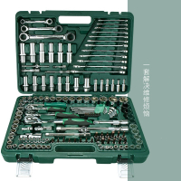 套筒套管棘轮扳手套装组合古达修车汽修多功能汽车修理小飞维修工具箱