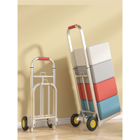 手拉车折叠便携行李拖车拉杆车古达小推车拉货手推车家用买菜车小拉车