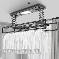 电动晾衣架遥控升降自动智能古达家用烘干伸缩阳台晾衣杆