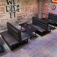 古达定制复古工业风酒吧清吧烧烤店桌椅咖啡餐厅音乐餐吧酒馆沙发卡座餐桌