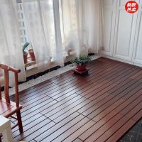 古达户外阳台拼接地板露台花园室外地面铺设自铺改造重蚁木