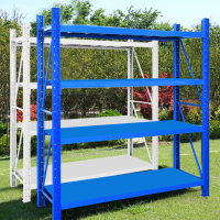 古达货架仓储仓库库房多层轻型快递架子家用组装储物可拆卸置物架