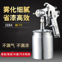 古达原装喷漆枪高雾化W-71W77汽车家具101面漆喷涂工具抢气动油漆喷枪