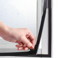 磁吸纱窗纱网古达自装防蚊沙窗帘家用自粘式魔术贴磁铁简易窗户门隐形