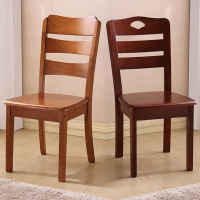 它墅全椅子家用餐椅餐桌椅凳子靠背椅简约现代白色餐厅木头书桌椅