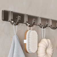 它墅挂钩免打孔胶墙壁壁挂卫生间衣服毛巾衣架墙上浴室厨房门后