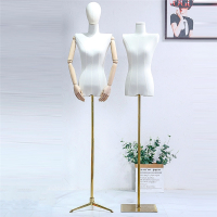 韩版服装店模特道具古达女装半身橱窗小胸直角肩平肩人偶模特展示架