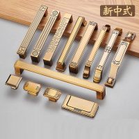 拉手黄古铜门把手古达抽屉衣柜现代美式简约咖啡古橱柜鞋柜拉手
