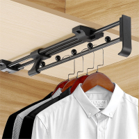 伸缩浅衣柜挂衣杆古达柜内顶装纵向衣通横杆挂衣服的杆子衣橱挂杆配件