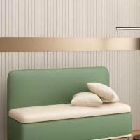 阿斯卡利(ASCARI)换鞋凳储物凳猫抓皮靠背沙发凳床尾凳收纳服装鞋店休息长条凳