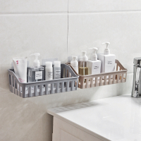 卫生间墙上置物架塑料手逗壁挂收纳架浴室洗手间洗漱台杂物免打孔角架