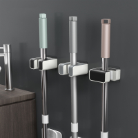 拖把挂钩挂架手逗免打孔壁挂卫生间拖布收纳架固定卡扣扫把夹