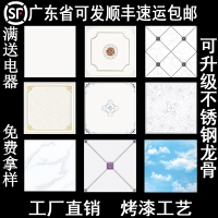 手逗集成吊顶铝扣板300300大厅房间卫生间厨房天花板全套材料