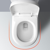 手逗马桶盖家用通用加厚缓降老式U型VO坐便盖厕所板马桶座便圈配件