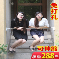 手逗晾衣杆伸缩杆免打孔窗帘杆衣柜撑杆浴帘杆子卧室卫生间浴室安装架