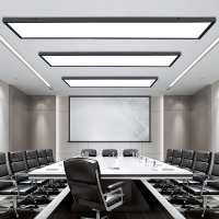 led办公室吸顶灯超薄现代简约长方形阳台过道走廊玄关长条灯灯具