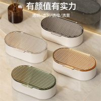 肥皂盒创意带盖手逗沥水便携式学生宿舍卫生间家用浴室香皂盒子有翻盖