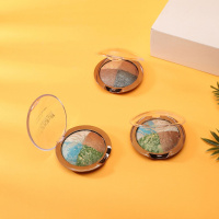 烤粉四影 舞台烟熏懒人珠光大地影盘彩妆直批