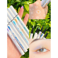 国货彩妆彩线笔款防水不晕染不易脱色持久白蓝色