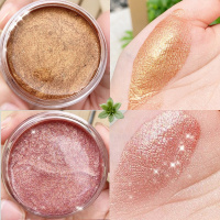 推荐水晶冻啫喱眼影液体高光单影盘闪亮片平价彩妆