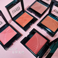 单色腮红高光一体修容自然裸妆珠光提亮肤色玫瑰色腮红平价