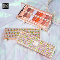 彩妆璀璨奢钻立体眼影九色亮片珠哑光眼影易上色