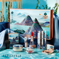 风云山神秀彩妆套装十件套初学者彩妆全套化妆品礼盒 彩妆十件套+礼袋